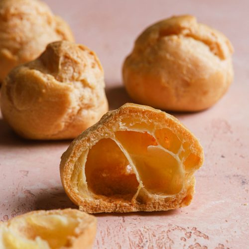 choux pastries top view-3